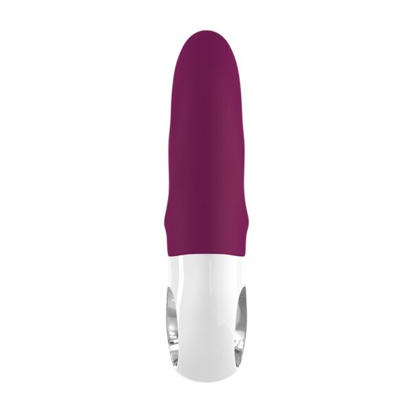 Вібратор-кролик Fun Factory MISS BI grape/white, 2 незалежні мотори, діаметр 4,2 см - Зображення 5