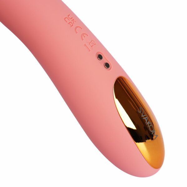 Смарт-вібратор з пульсацією Svakom Ava Neo Peach Pink, 15 режимів роботи, водонепроникний - Зображення 6