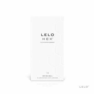 Презервативи LELO HEX Condoms Original 12 Pack, тонкі та суперміцні
