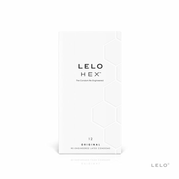 Презервативи LELO HEX Condoms Original 12 Pack, тонкі та суперміцні