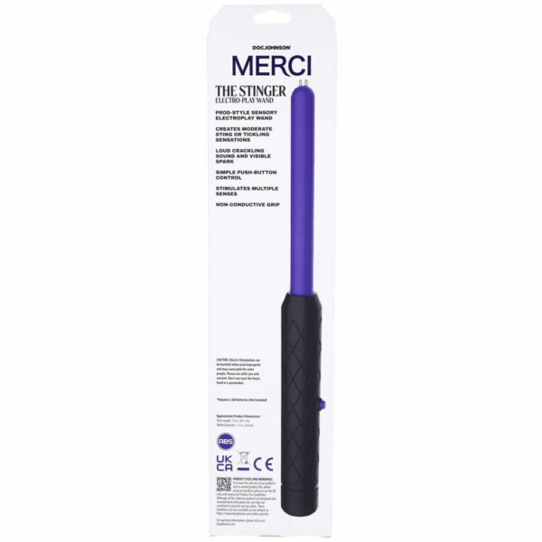 Електростимулятор Doc Johnson Merci - The Stinger - Electroplay Wand - Зображення 5