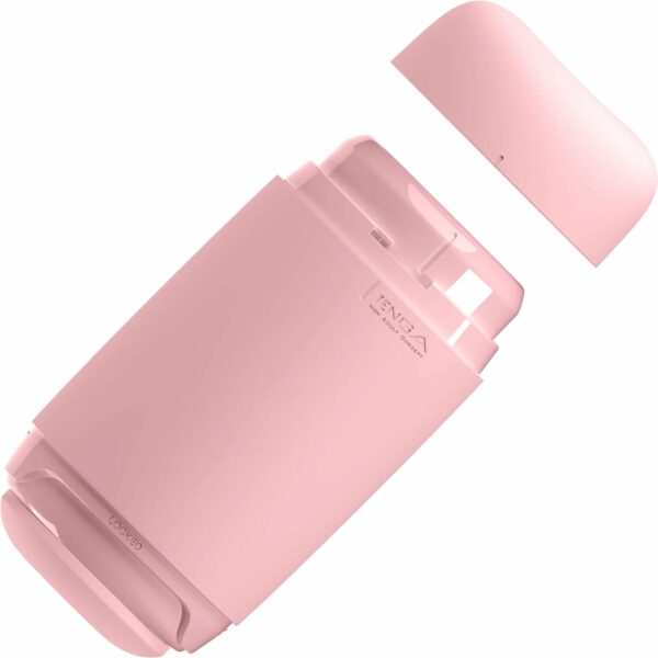 Мастурбатор TENGA PUFFY Strawberry Pink, ультрам’який матеріал, багаторазовий, наскрізний - Зображення 3