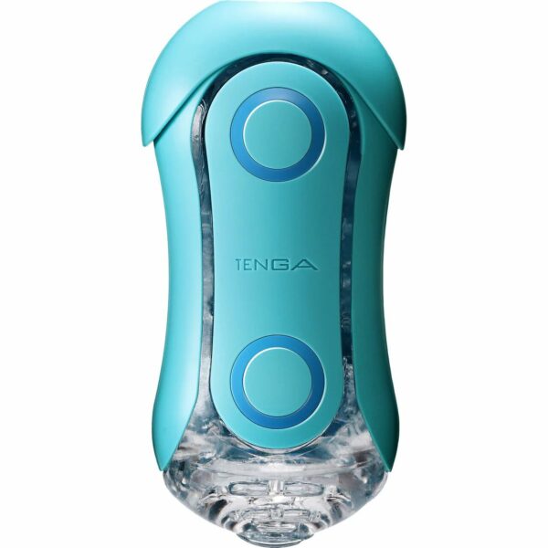 Мастурбатор Tenga Flip Orb — Ocean Blue, з можливістю зміни тиску та стимулювальними кульками всередині - Зображення 4