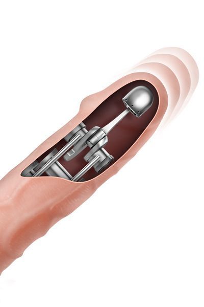 Фалоімітатор-пульсатор із вібрацією Real Body — Magic Ram (м'ята упаковка!!!) - Зображення 3