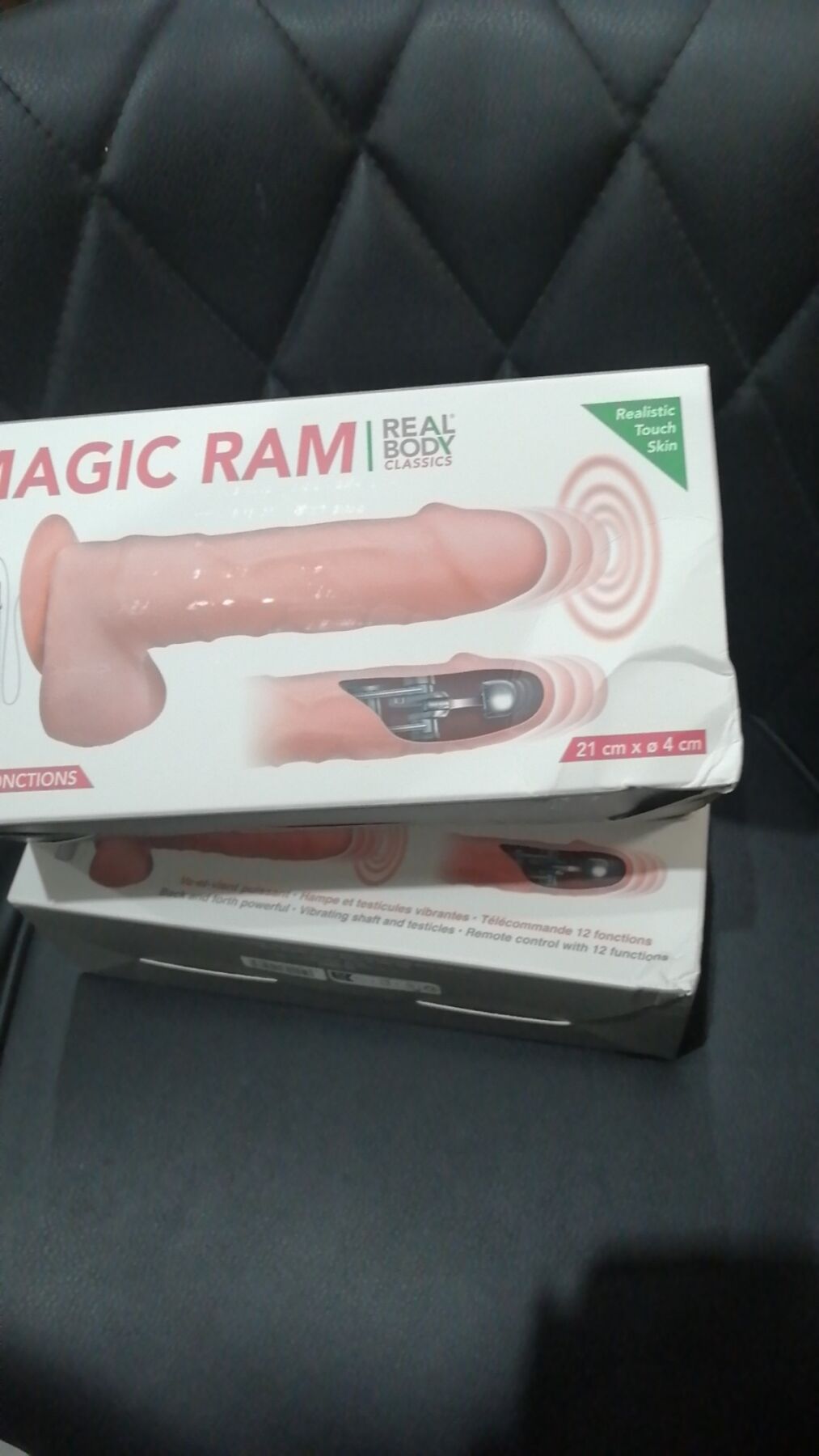 Фалоімітатор-пульсатор із вібрацією Real Body — Magic Ram (м'ята упаковка!!!) - Зображення 2