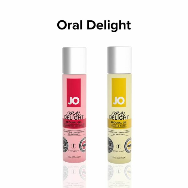 Гель для оральних пестощів JO Oral Delight — Strawberry Sensation (30 мл)  (срок до 08.2025) - Зображення 6