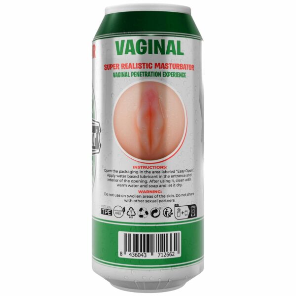 Мастурбатор-вагіна Alive Heineken Vagina II у вигляді банки пива - Зображення 7