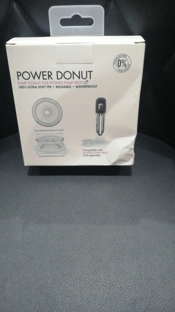Змінна насадка для вакуумної помпи Dorcel PUMP DONUT POUR POWER PUMP PRO (м'ята упаковка!!!) - Зображення 2