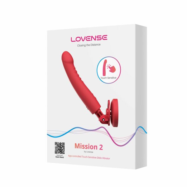 Дилдо з вібрацією Lovense Mission 2 Vibrating suction cup dildo - Зображення 5