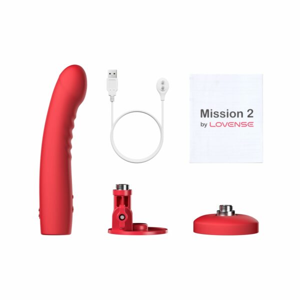 Дилдо з вібрацією Lovense Mission 2 Vibrating suction cup dildo - Зображення 4