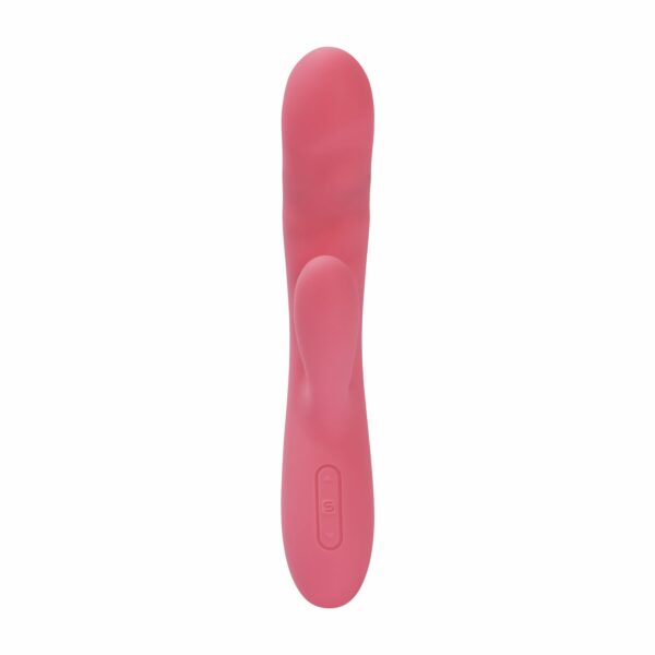Вібратор-кролик Svakom Avery Strawberry Pink зі стовбуром, що рухається, рух вперед-назад - Зображення 7