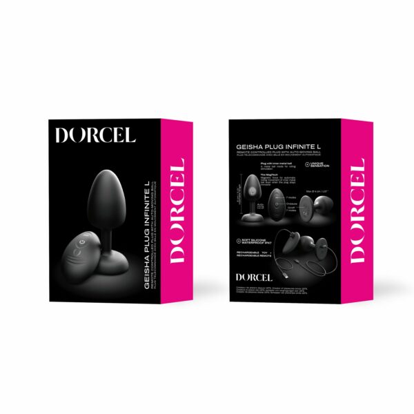 Анальна вібропробка Dorcel GEISHA PLUG INFINITE L - Зображення 6