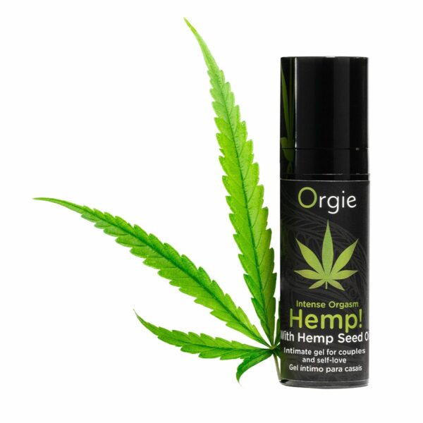 Стимулювальний гель для клітора Orgie - Hemp! Intense Orgasm (15 мл) - Зображення 4