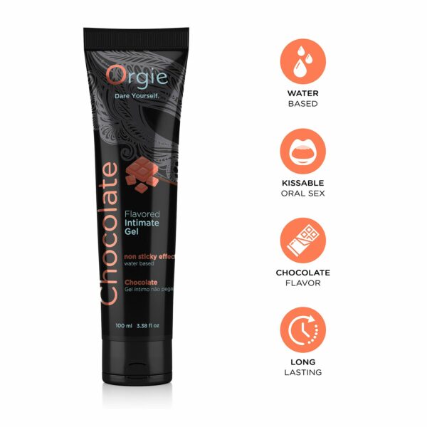 Лубрикант на водній основі Orgie - Lube Tube Chocolate (100 мл) - Зображення 3