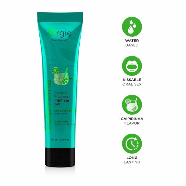 Лубрикант на водній основі Orgie - Lube Tube Cocktail Caipirinha (100 мл) - Зображення 3
