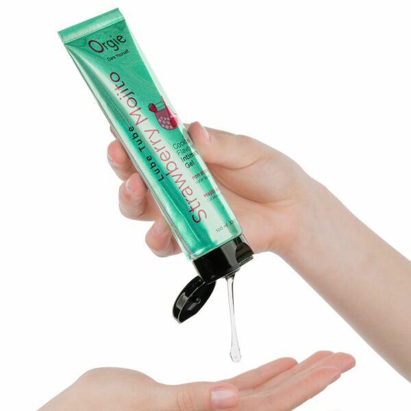 Лубрикант на водній основі Orgie - Lube Tube Strawberry Mojito (100 мл) - Зображення 2