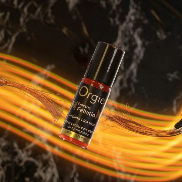 Стимулюючий блиск для губ Orgie - Electric Fellatio Lips Gloss (10 мл) - Зображення 4
