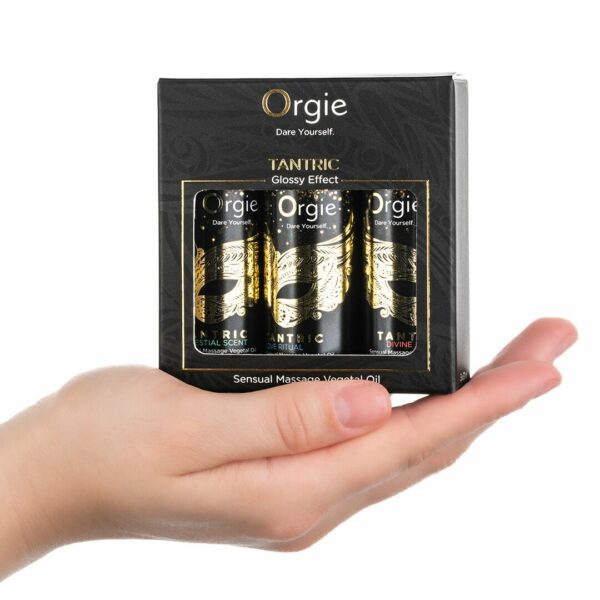 Набір олій для тантричного масажу Orgie – Tantric Mini Size Collection (3х30 мл), зволоження - Зображення 2