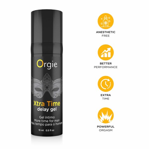 Пролонгатор Orgie - Xtra Time Delay Gel (15 мл) - Зображення 3