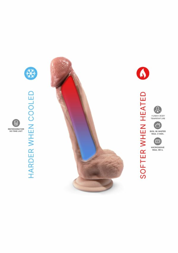 Фалоімітатор SilexD Tomas Premium Real Skin Flesh (9in MODEL 1) - Зображення 5
