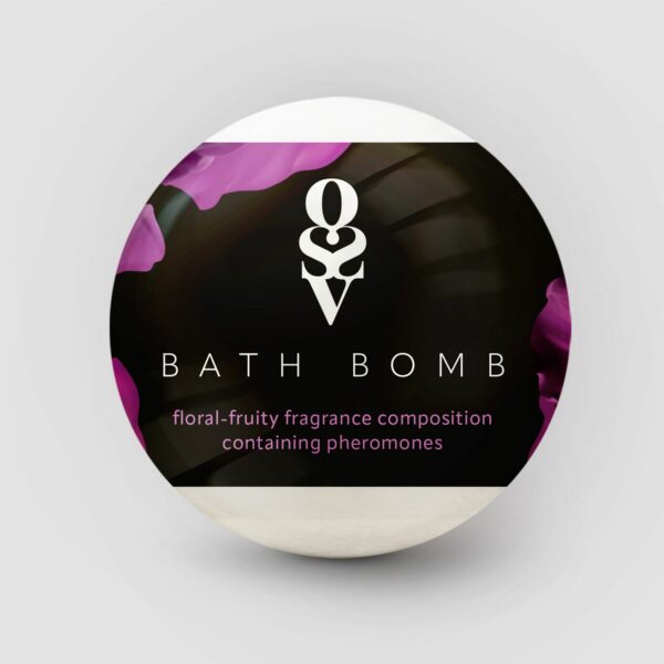 Бомбочка для ванни з феромонами Obsessive Bath bomb Floral - Fruity (100 г) - Зображення 2