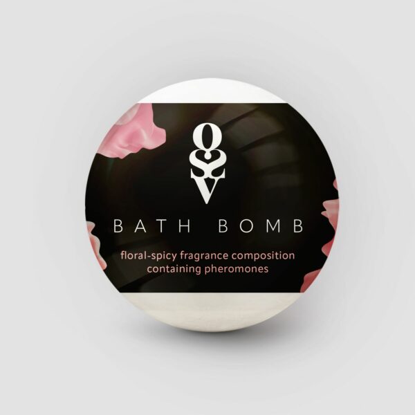 Бомбочка для ванни з феромонами Obsessive Bath bomb Floral - Spicy (100 г) - Зображення 2