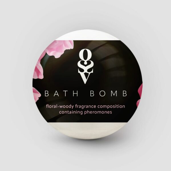 Бомбочка для ванни з феромонами Obsessive Bath bomb Floral - Woody (100 г) - Зображення 2