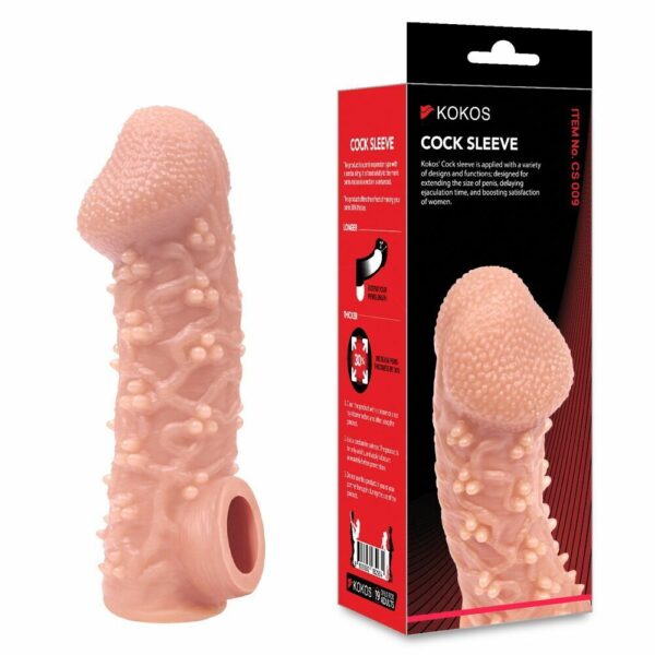 Насадка на член Kokos Cock Sleeve CS 009 M (м'ята упаквка!!!) - Зображення 3