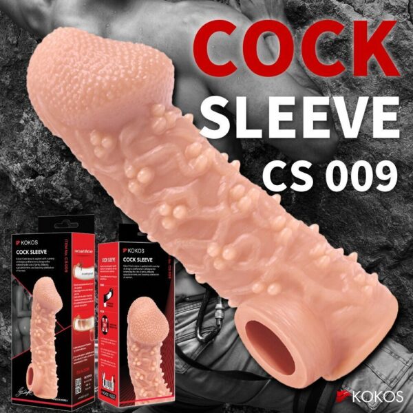 Насадка на член Kokos Cock Sleeve CS 009 M (м'ята упаквка!!!) - Зображення 9