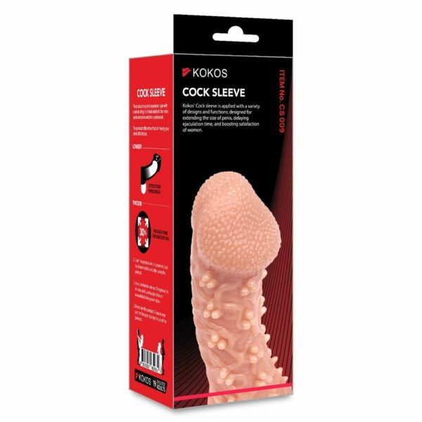 Насадка на член Kokos Cock Sleeve CS 009 M (м'ята упаквка!!!) - Зображення 5