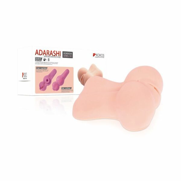 Мастурбатор-вагіна двошаровий Kokos Adarashi -1 Double Layer doggy-style - Зображення 8