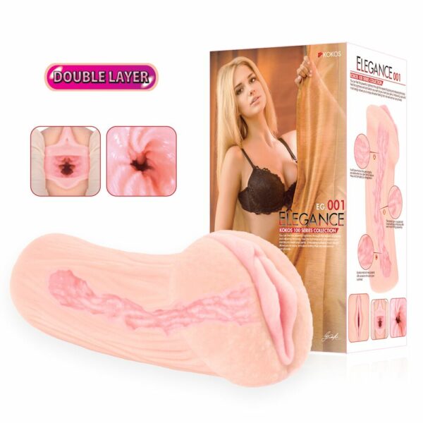 Мастурбатор Kokos Elegance 001 Double Layer - Зображення 5