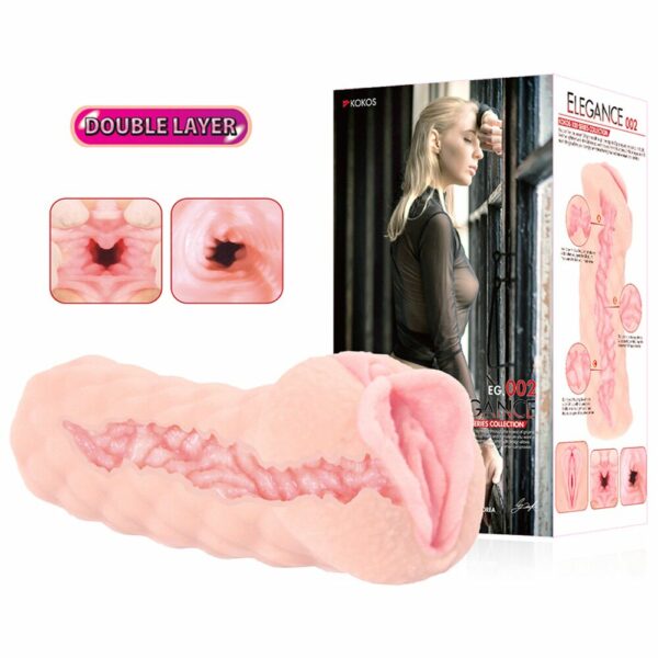 Мастурбатор Kokos Elegance 002 Double Layer - Зображення 4