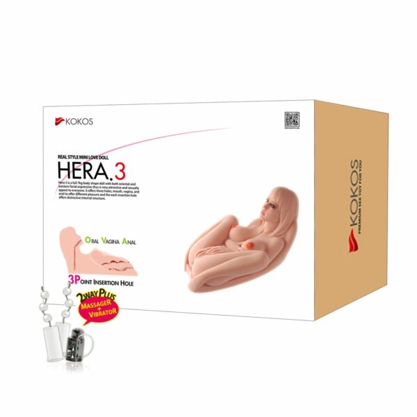 Мастурбатор Kokos Hera 3 2WayPlus з функцією масажу та вібрацією - Зображення 10