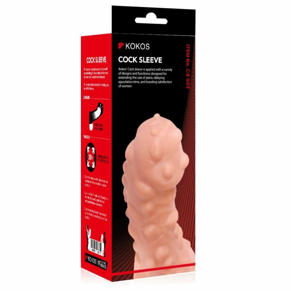 Насадка на член Kokos Cock Sleeve CS 003 M - Зображення 3