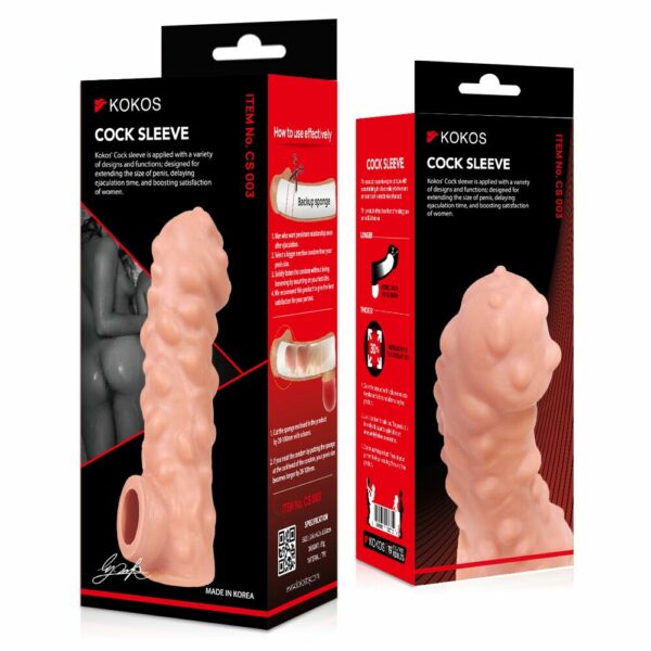 Насадка на член Kokos Cock Sleeve CS 003 M - Зображення 4