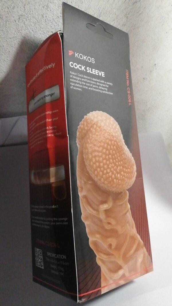 Насадка на член Kokos Cock Sleeve CS 006 L (м'ята упаквка!!!) - Зображення 2