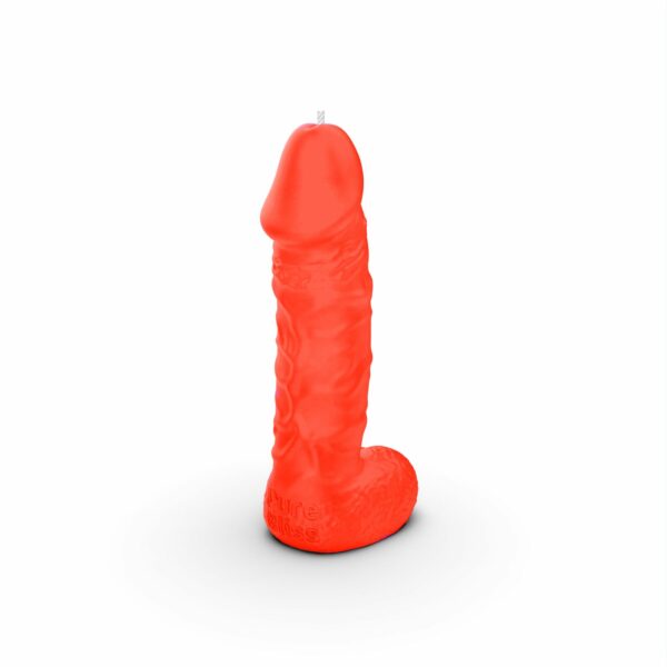 Свічка у вигляді члена Pure Bliss MINI Orange 15 см - Зображення 4