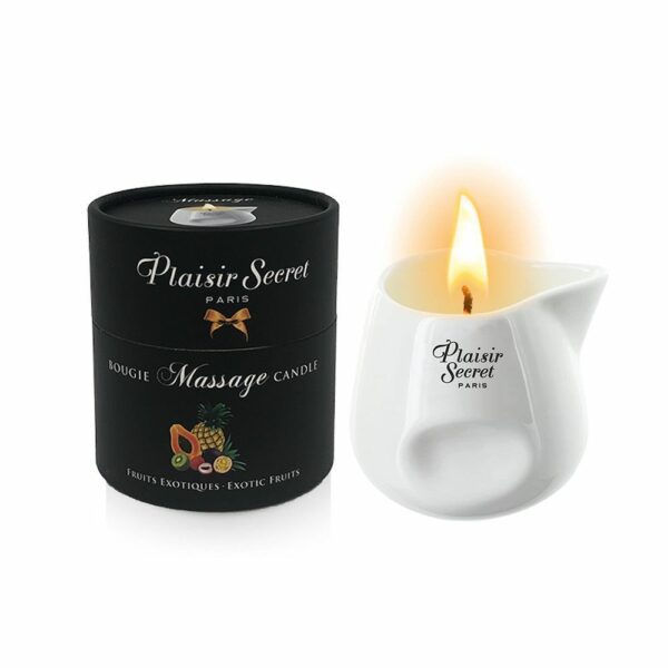 Масажна свічка Plaisirs Secrets Pineapple Mango (80 мл)  (м'ята упаковка!!!)