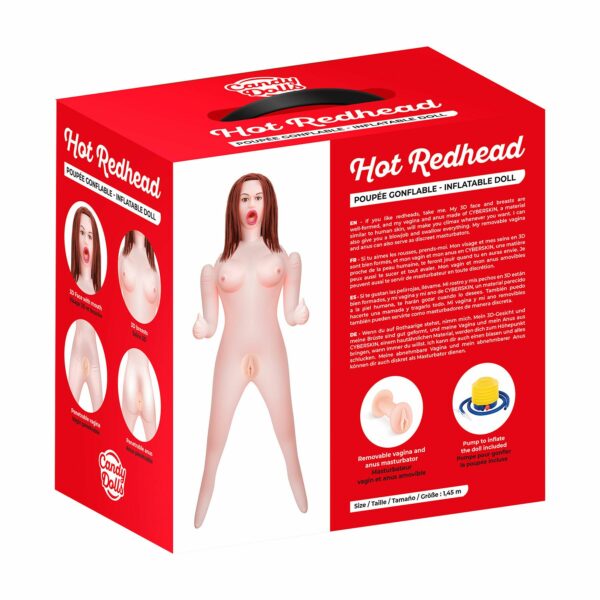 Надувна лялька Candy Dolls Hot Redhead - Зображення 2