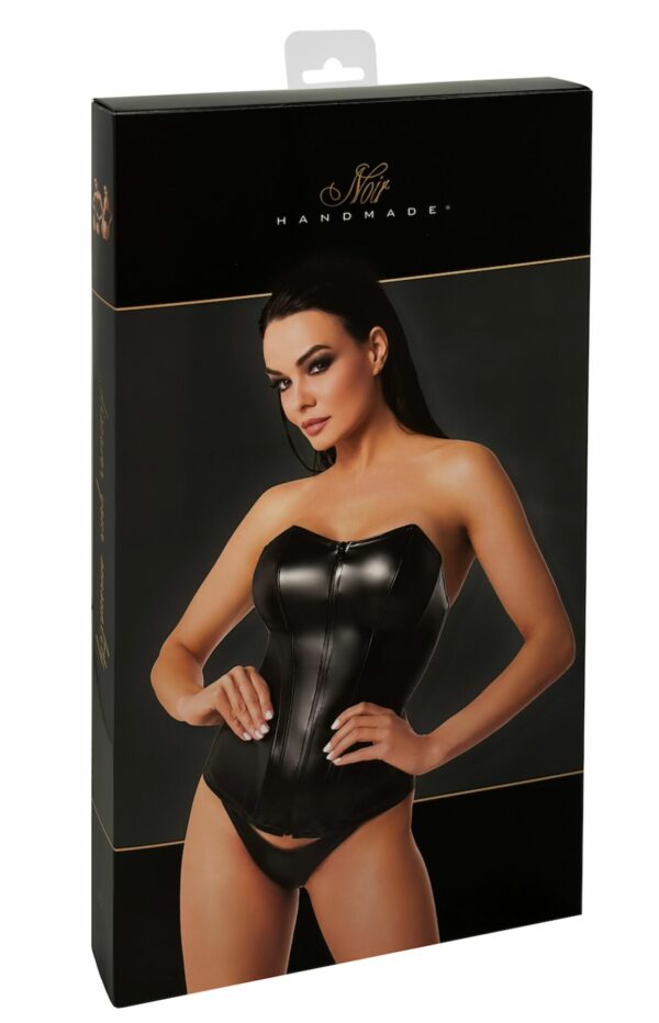 Корсет Noir Handmade F334 Powerwetlook corset - L - Зображення 8