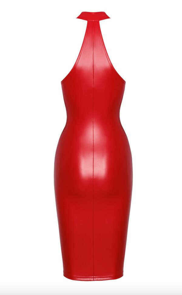 Сукня Noir Handmade F354 Red powerwetlook dress - XXL - Зображення 6