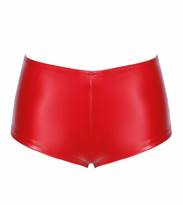 Шорти Noir Handmade F356 Red powerwetlook shorts - M - Зображення 6
