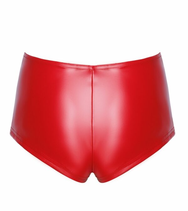 Шорти Noir Handmade F356 Red powerwetlook shorts - XL - Зображення 7