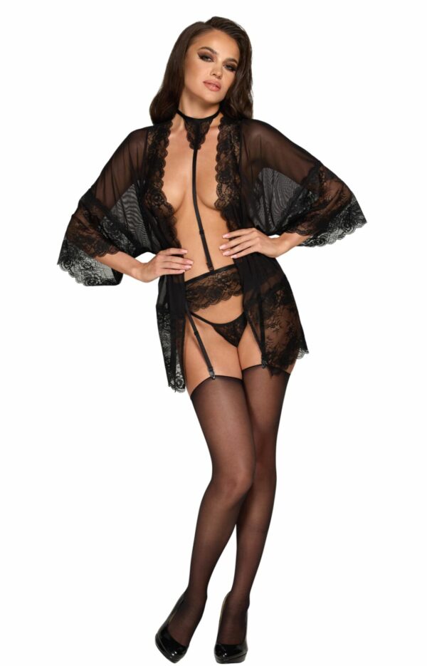 Пеньюар Kissable Midnight Kiss Negligee L/XL - Зображення 5
