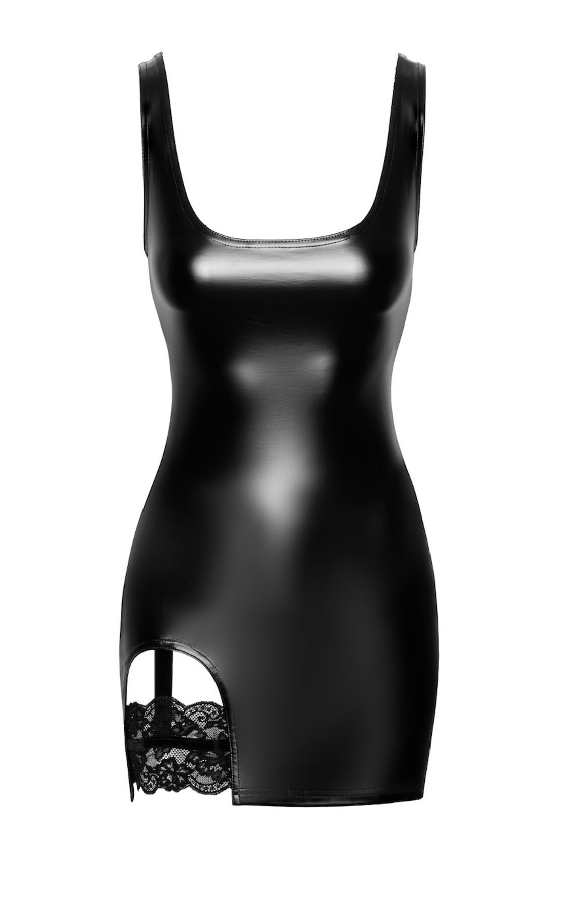 Сукня Noir Handmade F344 Powerwetlook dress with garter - XXL - Зображення 6