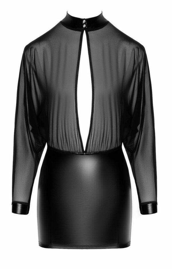 Сукня Noir Handmade F348 Powerwetlook and tulle dress - S - Зображення 5