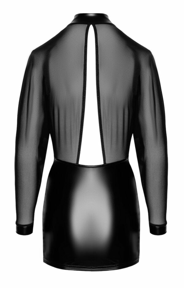 Сукня Noir Handmade F348 Powerwetlook and tulle dress - 4XL - Зображення 6
