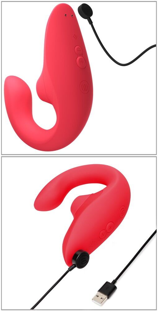 Вакуумний кліторальний стимулятор Womanizer Blend Vibrant Rose - Зображення 5