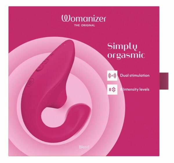 Вакуумний кліторальний стимулятор Womanizer Blend Vibrant Pink - Зображення 7